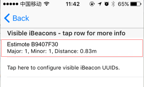 蓝牙？榈膇Beacon协议AT设置