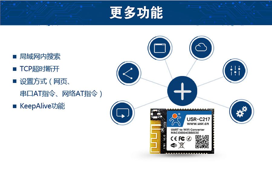低功耗嵌入式串口转WIFI？：更多功能