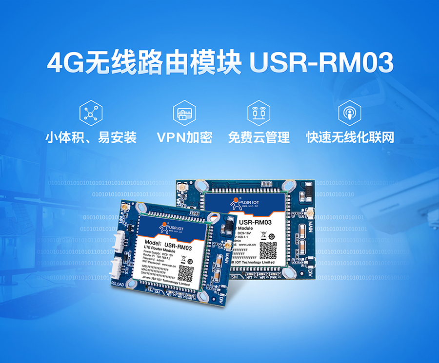 工业路由器？閁SR-RM03_安防专用监控？