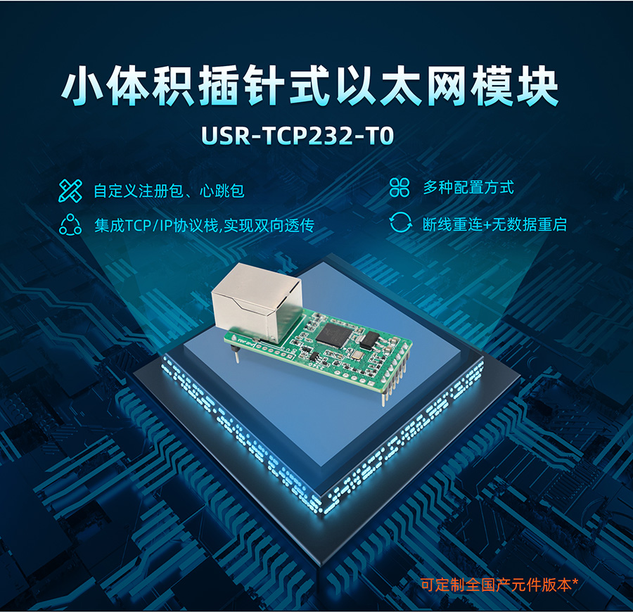 小体积插针式以太网？